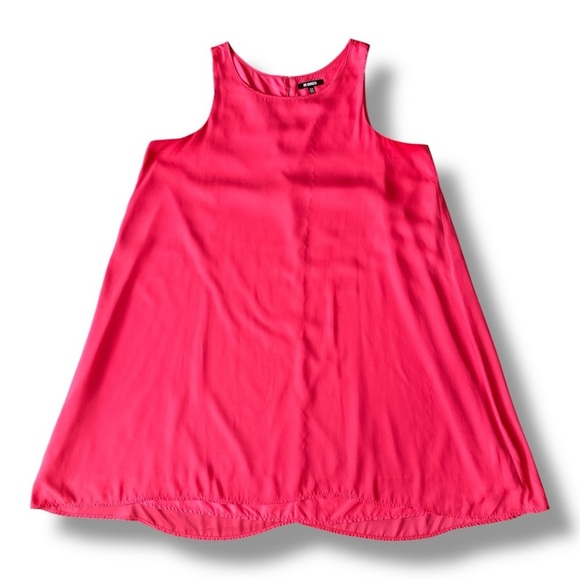 BB Dakota Pink/Salmon Plus Size Relaxed Fit Dress. 2X - Picture 2 of 12